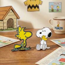 Peanuts Officially Licensed Collectible Pins Zinc Alloy Enamel Pin Snoopy Men's Women's Brooches Anime Backpack Pin Gift 1Pc Peanuts - Multicolor 1 - View 1