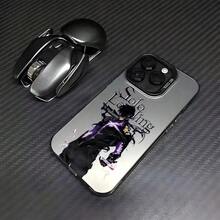 Funda Escarcha Solo Leveling For 16 E 15 Pro Max 14 Plus 13 12 Mini 11 Pro Max XS X 8 7 SE, Cubierta De Silicona Acrílica Lavable - 透黑1 - 查看 6