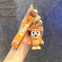 Hasbro 1件裝 Family Bingo Friends 鑰匙圈禮品，卡通聖誕裝飾收藏鑰匙圈組－Coco、藍色狗狗，派對小禮品、派對配件、裝飾包掛飾與收藏品，動漫包掛飾、汽車鑰匙圈禮品袋，可愛高品質迷你公仔 - 彩色 - 查看 9