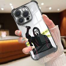 1pc Electroplated Devil/Halloween Skull Shockproof TPU Protective Case Compatible With IPhone 17 Pro Max/Air 16 Pro Max/16 Pro/16/15 Pro/15/13 Pro Max/12 Pro Max/15 Pro Max/14 Pro Max/13/12/11 And Galaxy S25 Ultra/Galaxy S24 Ultra/Galaxy S23/Galaxy S22/Galaxy S21 - Nhiều màu 3 - Xem 6