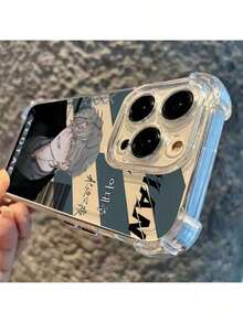 Local Delivery FashionKoreanAnimeNightByTheWaterPhoneCaseCompatibleWithForIphone17Air1616E15141312Mini11ProMaxXXRXSMAX87E.Plus,".FeaturingAFour-CornerAnti-DropTransparentSoftShell,Ultra-ThinBackCoverInAMinimalistCreativeStyle,PhoneCase,PhoneCases,HandyCover,Case - Clear - View 7