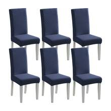 1/2/4/6pcs Stretch Jacquard Chair Covers, Removable & Washable, Suitable For Home, Restaurant, Party - one-size - View 41