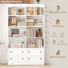 Bookcases - White - View 5