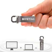 BIYETIMI 热金属U盘 32GB 64GB 记忆棒 U盘 USB 2.0 U盘 128GB - 查看 5