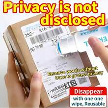 1 chiếc tẩy giấy cảm nhiệt, xóa tức thì biên lai thẻ tín dụng, sao kê ngân hàng, hóa đơn và nhãn mác - Máy hủy tài liệu di động, bút xóa bí mật, bút xóa thông tin riêng tư, thích hợp cho dữ liệu di động (công nghệ không mực) - Nhiều kiểu dáng - Xem 2