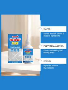 Tile Grout Sealant - Seals Tile Gaps And Edges, Floor And Wall Maintenance, Waterproof And Beautify - A - View 8