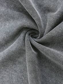 Van Dutch Eagle Skull Badge Graphic Men's Vintage Washed Oversized Crew Neck Short Sleeve T-Shirt - Lightweight Comfort Cotton For Daily Casual & Punk Outfits,  Gift For Gothic Fans, Camisas Para Hombre, Oversized Mens Shirt - 灰色 - 查看 4