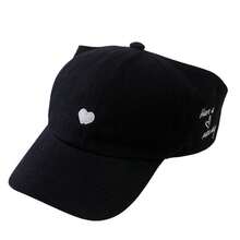 1pc Women's Summer Sun Hat, Ponytail Baseball Cap, Brimless Sun Hat, Heart Embroidery Sun Protection Cap - Multicolor - View 12