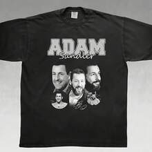 Retro 90's  Adam Sandler T-Shirt, Gift For Women And Man - Black - View 1