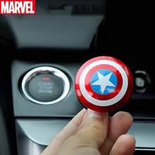 Car Ignition Cover - & Engine Start Button, Anime Car Trim Sticker Accessories - 1 PC - View 3