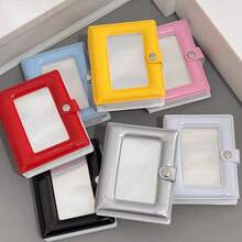 3英寸迷你照片卡片收纳册，20页内页和40个口袋，韩国流行明星照片收藏册 - 多色 - 查看 3