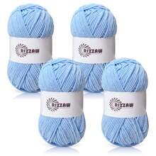 4pcs 2mm Diameter Polyester Chenille Yarn, Soft Material Suitable For Crocheting/Knitting Scarves, Hats, Handbags And Other DIY Crafts - 4pcs - View 17