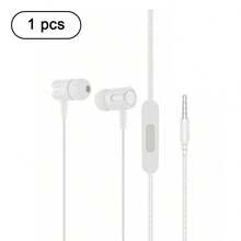 Wired In-Ear Headphones With Microphone, Macaron Colors, Compatible With 3.5mm Gaming - 查看 13