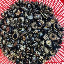 100g Mixed Vintage Baroque Style Acrylic Beads, Hole Punched, Suitable For DIY Jewelry Making, Ideal For Bracelet And Earring Crafting - Photo Color - View 6