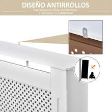 HOMCOM Protección de enchufe - Blanco - Ver 7