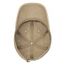 Anime Robot Robloxs Face Fashion Retro Washed Denim Hat - Khaki - View 5