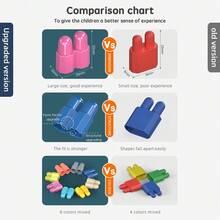 140pcs DIY Second Generation Bullet Head Block Multi-Color Interlocking Building Blocks For Assembly And Construction Toys - Multicolor - View 4