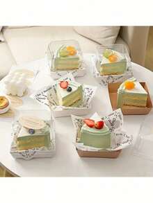 50/100张白色法式防油纸垫，防油硅胶烘焙纸，适用于甜点、汉堡、蛋糕，返校季必备 - 查看 6