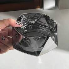 水晶钻石形烟灰缸，奢华装饰品，返校用品，节日礼物 - 彩色 - 查看 18