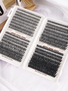 640pcs Eyelash Extension Kit (30D+40D+50D+60D), Includes Lashes, Glue And Tools, Professional DIY Mink Lashes For Salon-Like Lash Experience At Home - Multicolor - View 3
