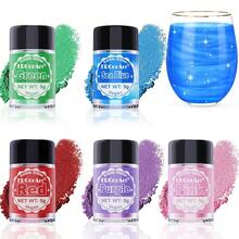 Edible Glitter - 14 Colors Luster Dust Edible, Cake Decorating Shimmering Glitter For Drinks, Powder Glitter For Fondant, Chocolate, Candy, Cookie - Multicolor - View 1