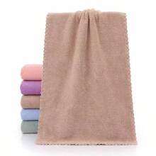 3/6/9pcs Ultra-Soft Coral Fleece Towel Set, Super Absorbent Face Towels, Multi-Purpose For Drying Hair, Wiping Moisture, Cleaning Cars, Sports, Travel, Bathroom Essentials - Brown - View 8