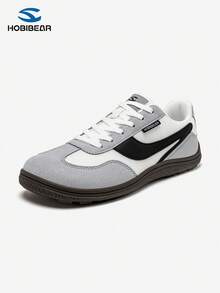 HOBIBEAR Women's Retro Sneakers, Comfortable Casual Shoes, Adult Unisex Wide Width Flat Shoes, Contrast Color Design, Suitable For Daily Wear And Outdoor - Beihei - View 7
