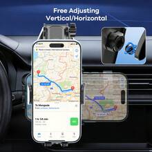 REMAX 1 pieza Soporte universal ajustable para teléfono de coche - Montaje con ventosa para salpicadero/parabrisas apto para todos los teléfonos inteligentes - XK156 - Ver 6