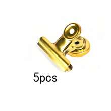 5pcs Magnetic Clips Set, Including Long Tail Clips, Bill Clips, Refrigerator Magnets, INS Style Photo Clips, Sealing Clips, Magnetic Refrigerator Stickers - Multicolor - View 12