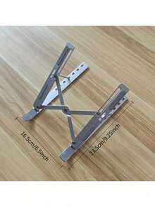Adjustable Laptop Stand, Foldable Laptop Riser With ABS+Silicone Material, Laptop Stand With Ventilation Cooling Function, Suitable For Laptops And Tablets - A - View 7