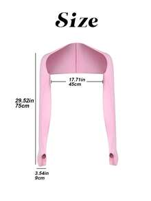 Cooling Long Sleeve Arm Sleeves For Women And Men Comfortable Breathable Cover Shrug For Golf And Cycling - 粉色 - 查看 8
