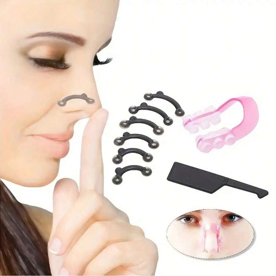 3pcs Nose Aids: Invisible Fit, Comfortable Wear - Black - View 1