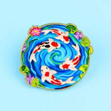 Ghim cài áo tráng men, huy hiệu cài áo, phụ kiện ba lô, trâm cài áo nữ, quà tặng quần áo, trang sức, phụ kiện thời trang - Nhiều màu - Xem 6