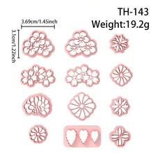 Plastic Polymer Clay Cutters & Flower Shape - DIY Crafting With Precise Cutting Edges For Handmade Clay, Jewelry Beads, Resin Charms - Molding Die For Polymer Clay Art Supplies (Compatible With DIY Kits) - TH143 - View 11