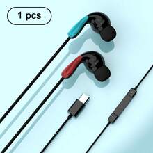 新款入耳式双亮片3.5mm Type-C Lightning通用耳机，适合游戏和通话 - 查看 13