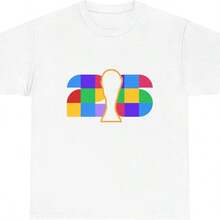 2026 World Cup Themed Tee _ Colourful 26 Design T-Shirt - 白色 - 查看 1