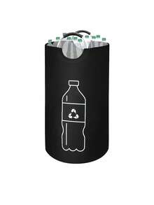 Extra Large Foldable Recycling Bin For Home - Cylindrical Open Top Design, Multi-Functional Storage Basket Suitable For Plastic Bottles, Space-Saving Foldable Organization, Easy To Clean, No Power Required, Home Recycling Bin - View 13
