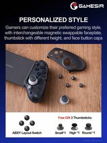 GameSir G8 Plus Mobile Gaming Controller Tablets Gamepads Compatible With Nintendo Switch 2 Switch Android IOS Phone Steam PC Compatible Length 120-215mm Device Hall Effect Joysticks And Analog Triggers,6-Axis Gyroscope Asymmetric Motors 1000mAh Battery - View 7