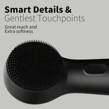 Silicone Face Scrubber, NågraCoola CLIE 2.0 Facial Cleansing Brush, Rechargeable, Waterproof Face Scrub Brush For Cleansing, Exfoliating, Massaging, Electric Facial Exfoliator For Women & Men - Black - Charcoal - View 10
