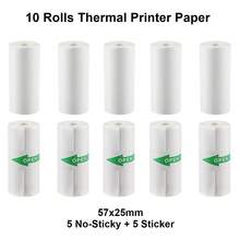 Mini Portable Thermal Printer, Inkless Blue-Tooth Photo & Label Printer For Students, Compatible With IOS & Android - Multicolor - View 15