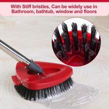 Scrub Brush Head Replacement Compatible With O Cedar EasyWring Spin Mop 1-Tank System, Floor Scrubber Head, Shower Scrub Brush With Hard Bristles For Cleaning &Amp; Scrubbing - ColorA - 查看 6