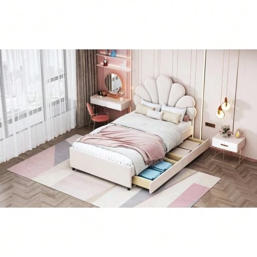 Bed Bases & Foundations - Beige - View 1