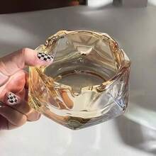 水晶钻石形烟灰缸，奢华装饰品，返校用品，节日礼物 - 彩色 - 查看 22