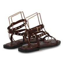 Women Flat Sandals - 咖啡棕 - 查看 5