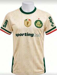 Palmeiras Beige Shirt 2026 Release Men's Perfect Gift H0m3m. - 米色 - 查看 1