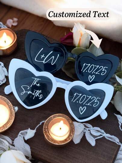 Personalised HeartShaped Fashion Glasses | Wedding Guest Glasses | Hen Party Fashion Glasses | Birthday Fashion Glasses | Prom Fashion Glasses For Any Occasion,Bachelorette Party Favors/ Wedding Favors/ Heart Fashion Glasses/ Bridal Shower/ Bride Fashion Glasses/Bachelorette Fashion Glasses/ Bridesmaid Gifts
