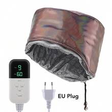 Hailicare 1 pezzo Cuffia vaporizzatrice per capelli, cura profonda dei capelli, 9 temperature e 5 timer, cuffia termica in pelle PU per la cura dei capelli a casa e condizionamento profondo, impermeabile, taglia regolabile, scelta perfetta come regalo per la Festa della Mamma - Visualizzare 10