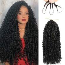 Aopusi Pixie Curly Crochet Human Hair Bundles Human Crochet Hair 24 Inch 60g Pre-Separated Feather Crochet Human Hair Deep Wavy Invisible Crochet Hair Extensions Natural Black For Women It Has A Wide Range Of Uses And Is Suitable For Various Festivals Or Events. It Can Be Re-Colored Or Designed, Braided, Styled In A Bohemian Style Or Half-Twisted Hairstyle, Etc. The Installation Process Is Easy And Simple, And It Is Suitable For Both Beginners And Professionals. It Can Be Regarded As One Of The Best Gifts To Give To Relatives And Friends - Natural Black - 查看 1