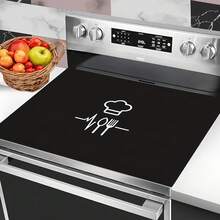 1pc Scratch-Resistant Protective Mat Suitable For Induction Cooktop, Stove And Ceramic Hob, Multi-Functional Stove Cover, Easy To Clean, Heat-Resistant, Beautiful Home Kitchen Decor - Multicolor - View 5