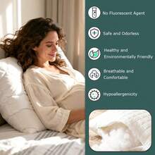 Bông nhồi polyester 7.1oz, chất liệu nhồi thủ công, đồ chơi tự làm, gối, đồ trang trí hình đám mây, bông nhồi polyester trắng chất lượng cao hoàn toàn mới, thích hợp cho móc len. - A - Xem 4